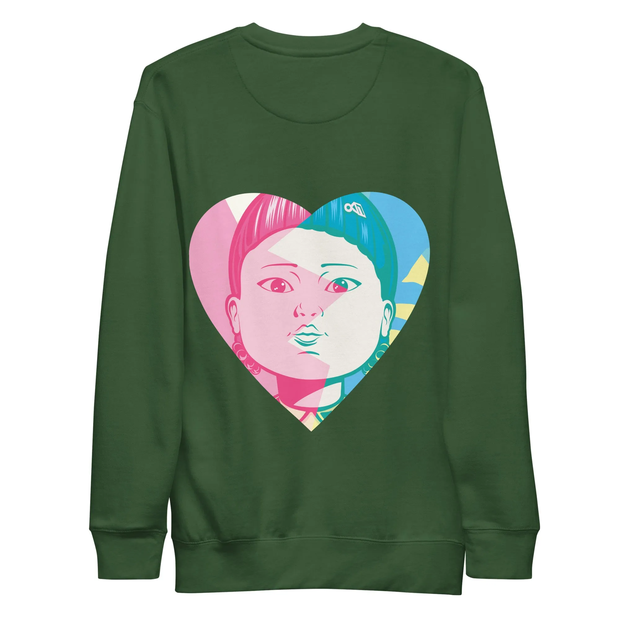 Squid Game Valentine Young-Hee Unisex Premium Sweatshirt [Forest Green]