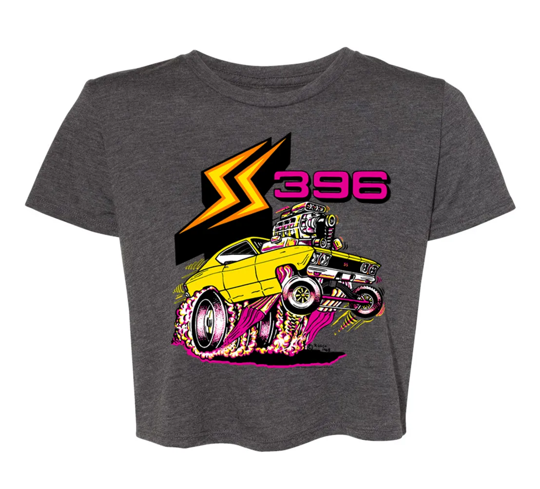 SS 396 Muscle Car | Women's Crop Tee