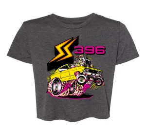 SS 396 Muscle Car | Women's Crop Tee