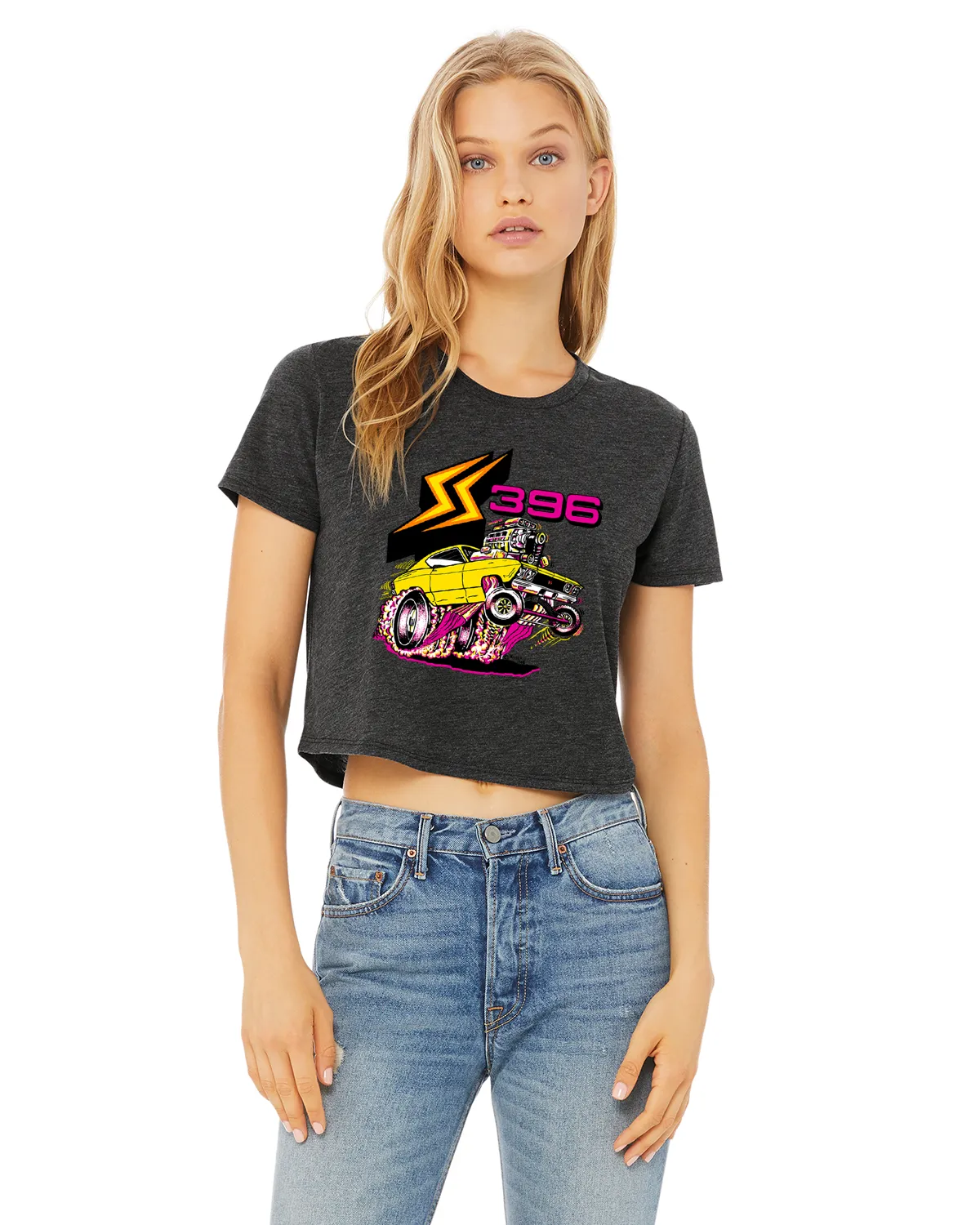 SS 396 Muscle Car | Women's Crop Tee