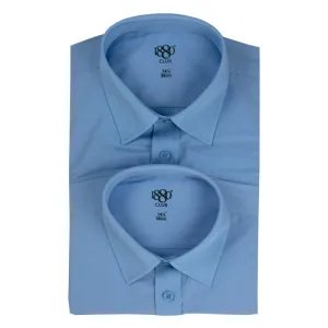 St. Mary's N.S. 1880 Blue School Shirt (2 Pk)