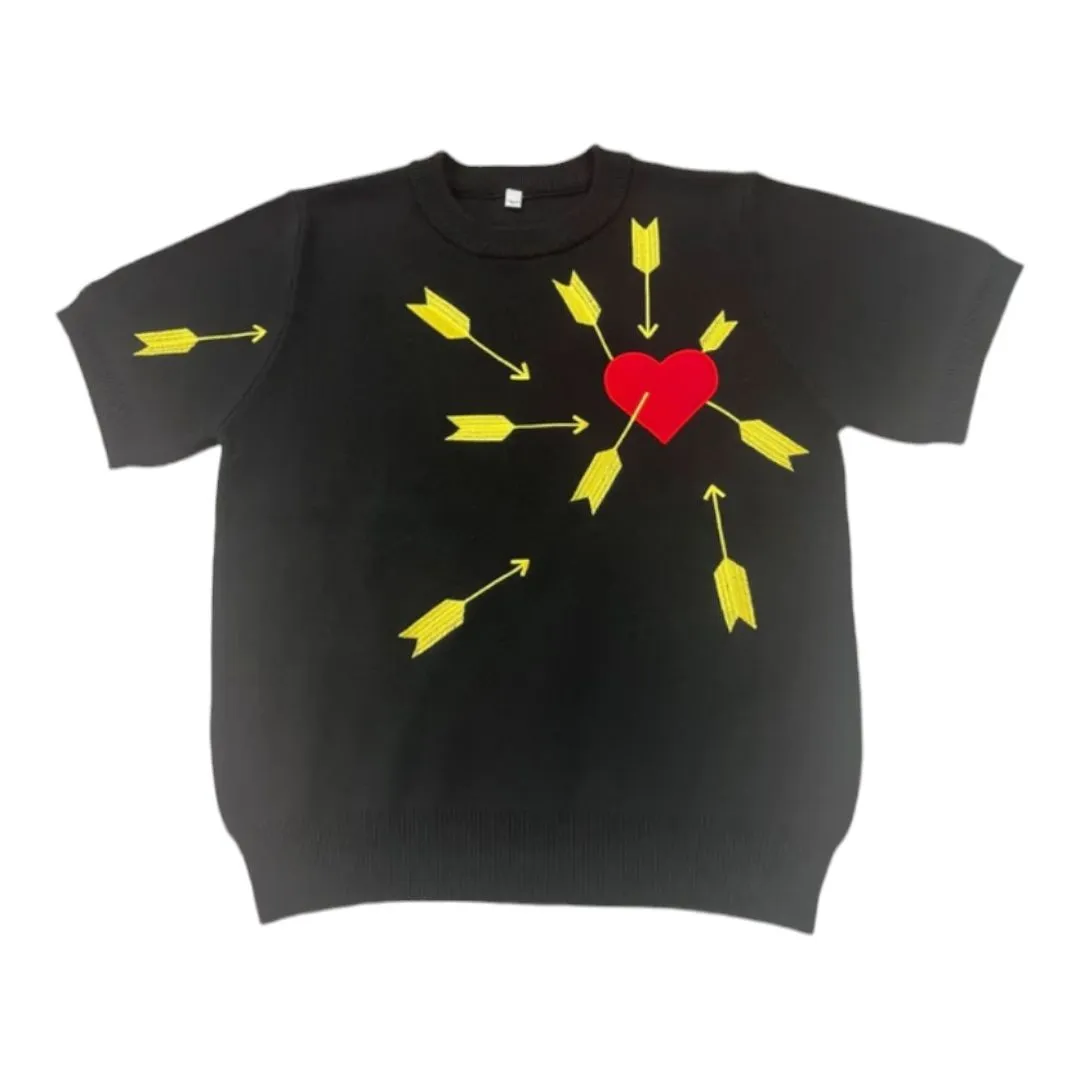 Star Struck Clothing Pullover in "Carefree" Pattern in Black