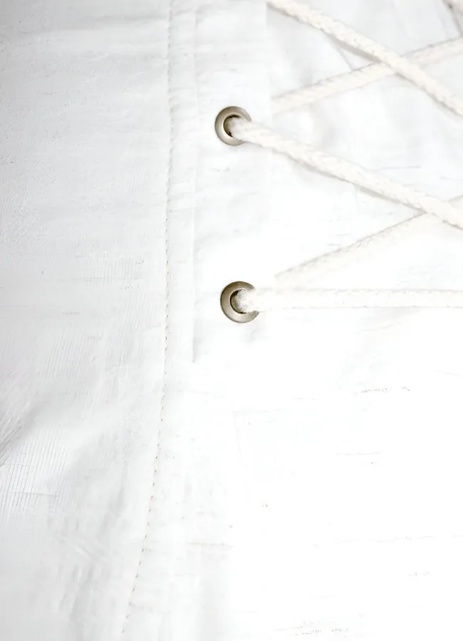 Steampunk Lace Up Top