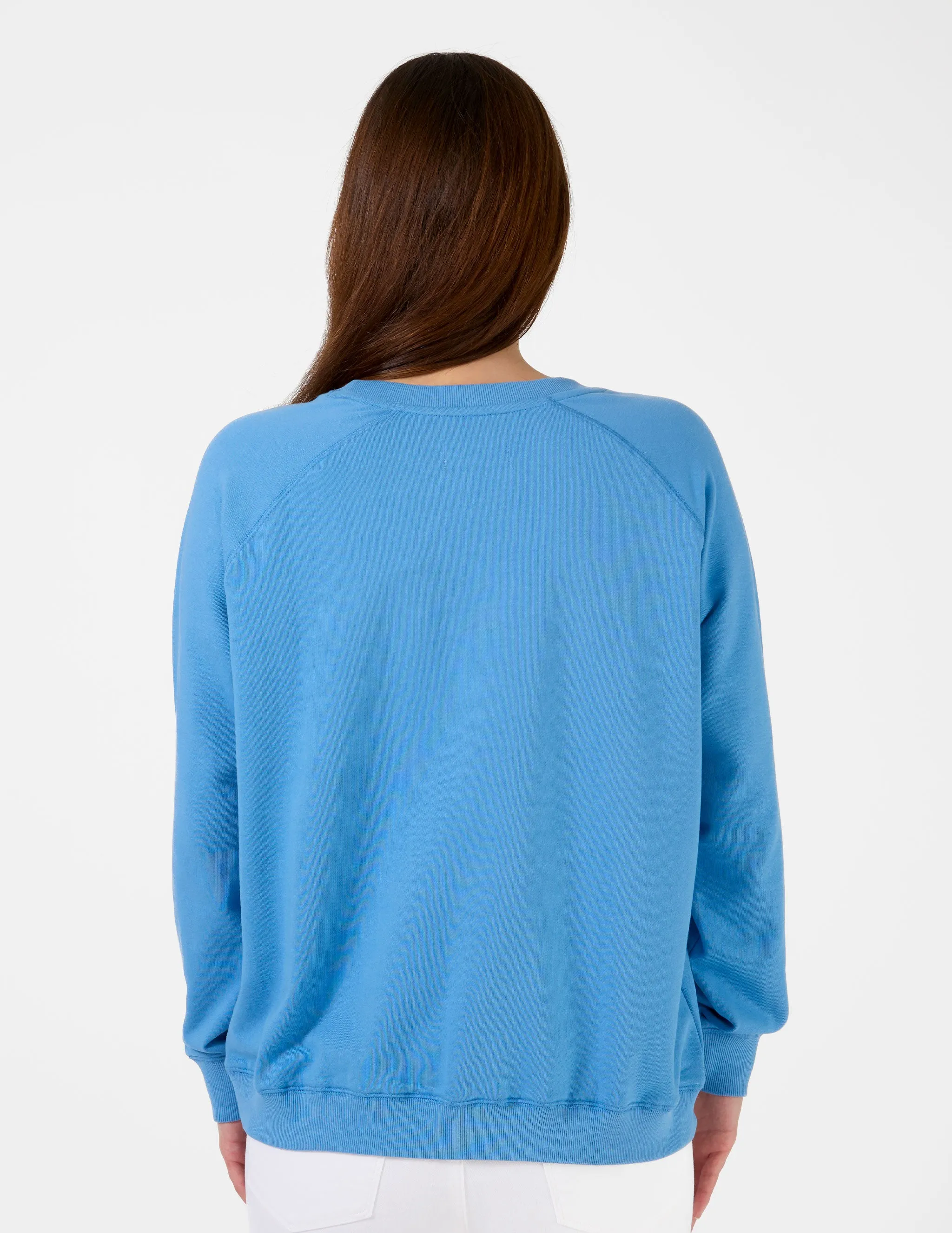 STELLA   GEMMA CLASSIC LOGO SWEATER SKY