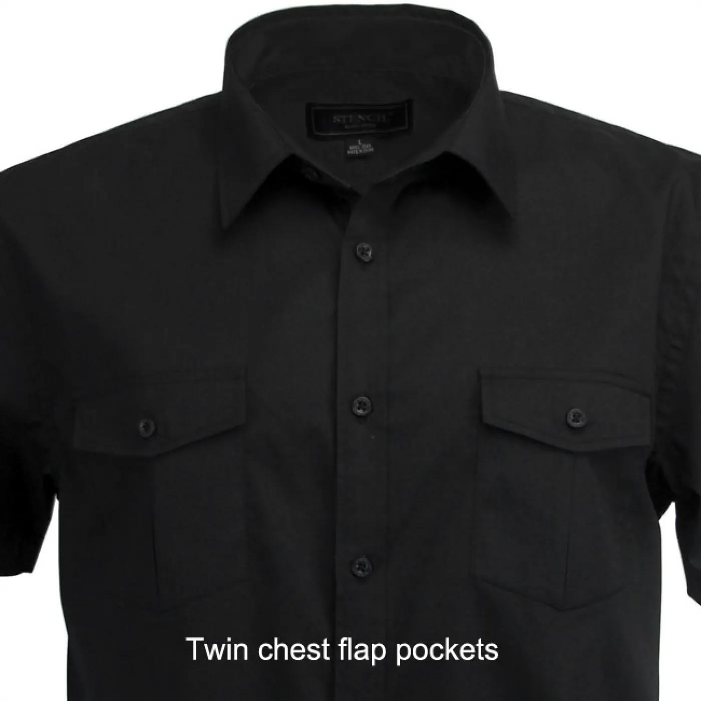 Stencil 2034S Mens Hospitality Nano Short Sleeve Shirt