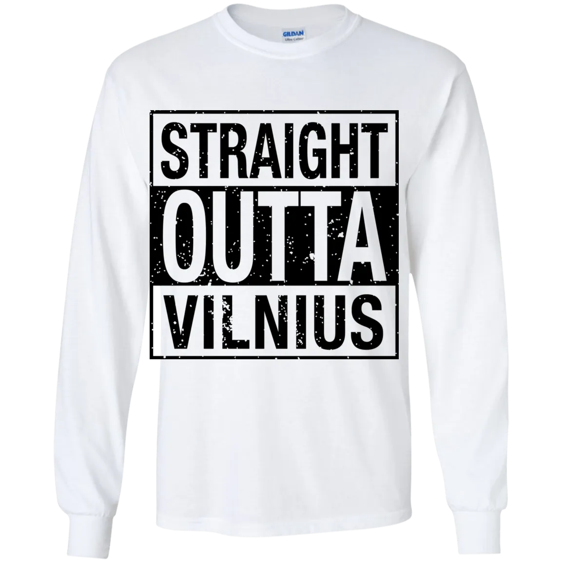 Straight Outta Vilnius - Boys Youth Classic Long Sleeve T-Shirt