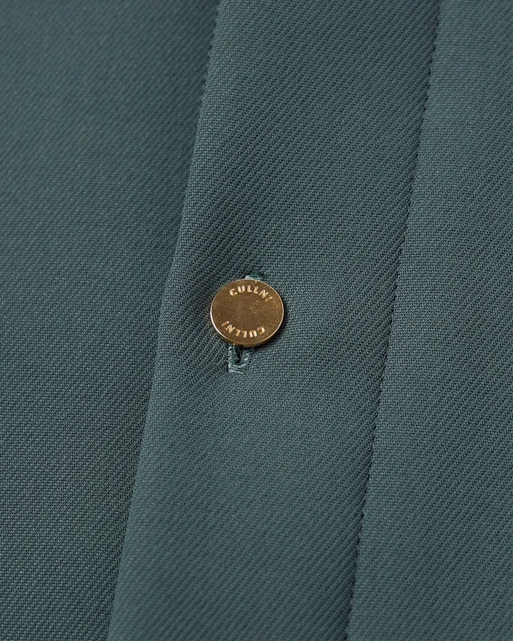Stretch Double Cloth Layered Shirt Jacket - Green