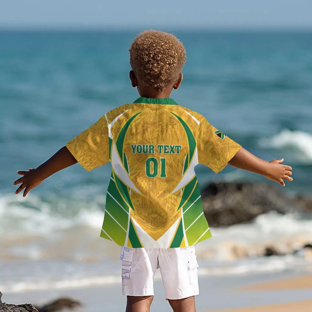 Support Bafana Bafana - South Africa Soccer Kid Hawaiian Shirt LT01