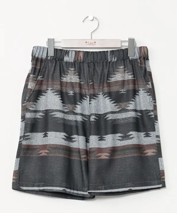 SURF＆Palms Bold Pattern Print Shorts