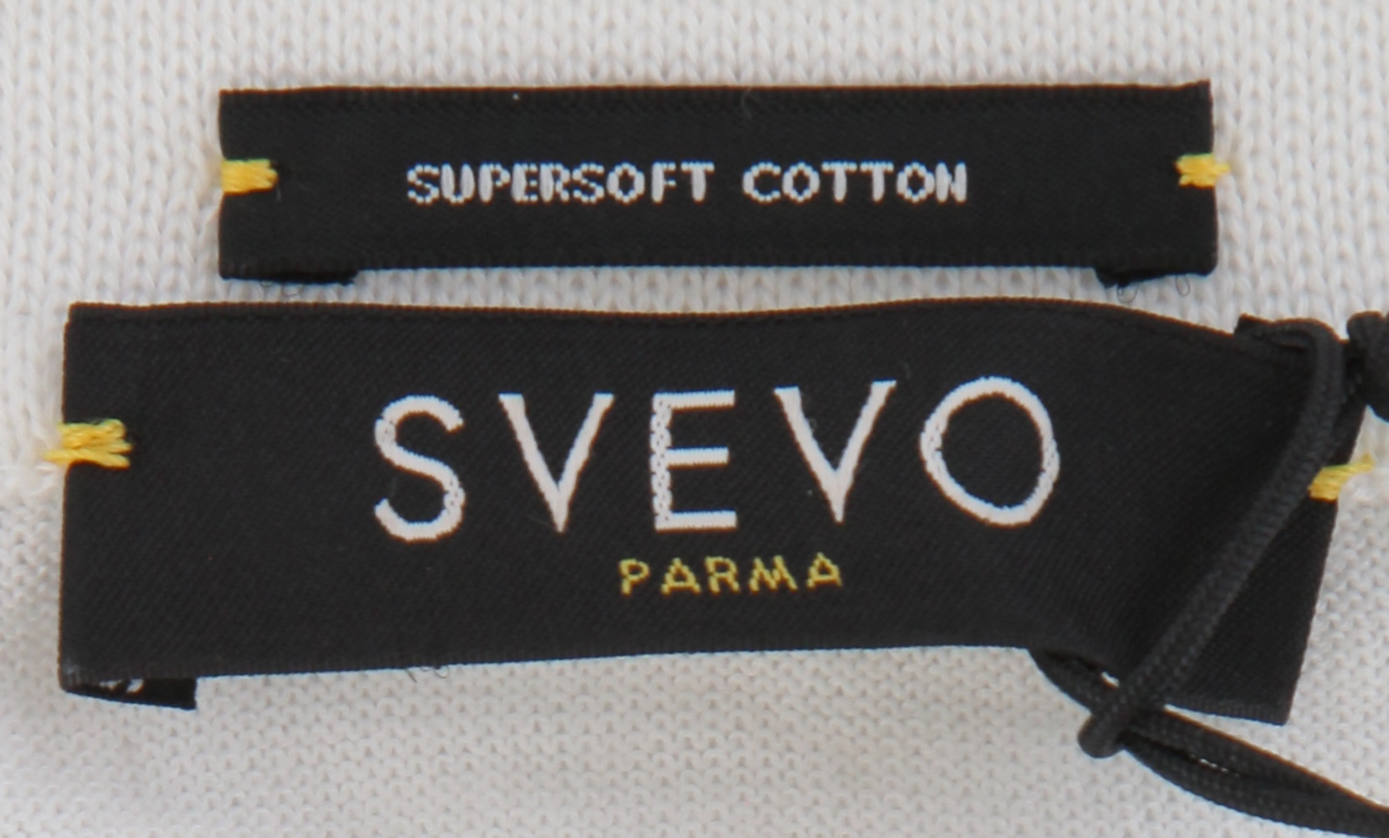 Svevo Parma White 1/4 Zip Polo Sweater