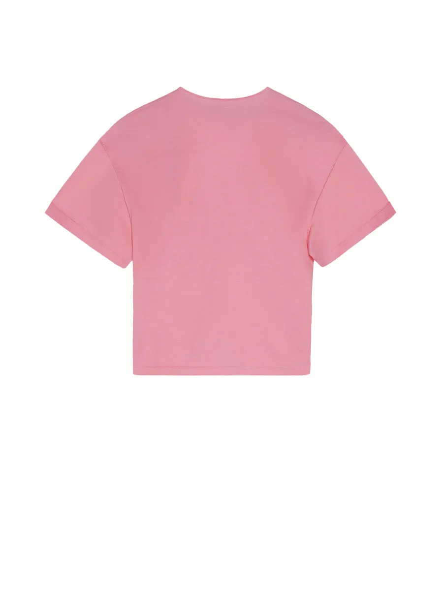T-shirt / JNBY Short-sleeved V-neck T-shirt (100% cotton)