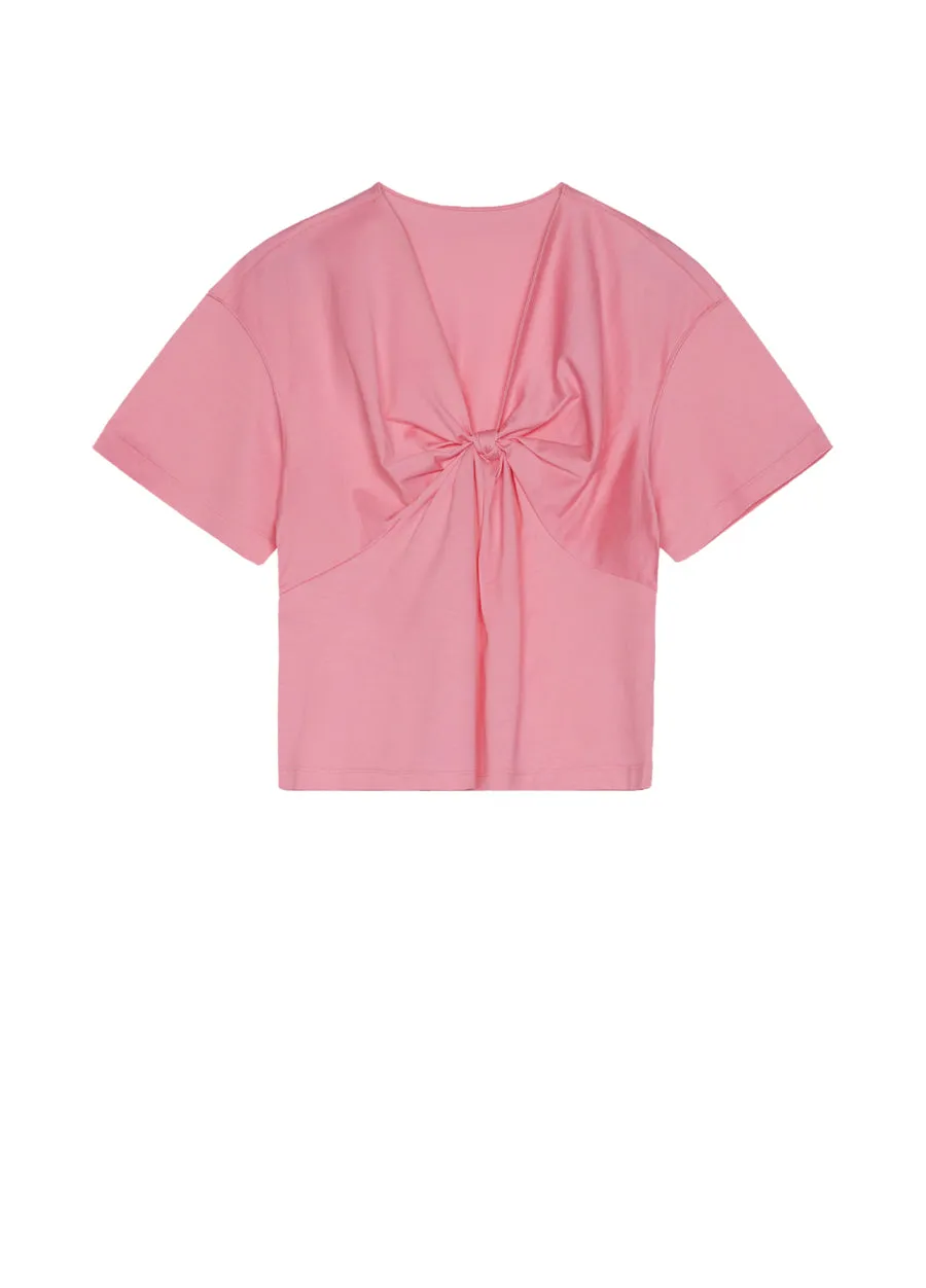 T-shirt / JNBY Short-sleeved V-neck T-shirt (100% cotton)