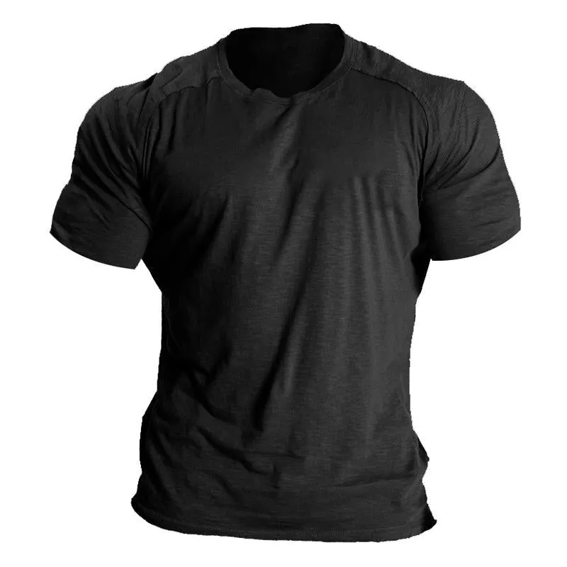 T-shirt à manches courtes raglan musculaire vintage