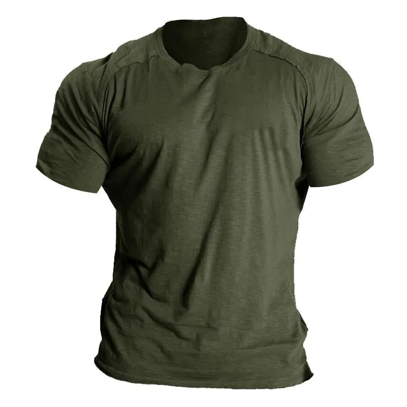 T-shirt à manches courtes raglan musculaire vintage