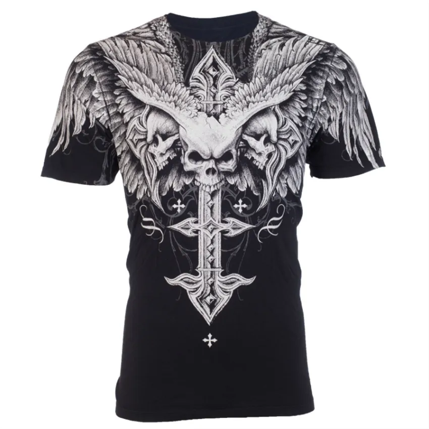 T-shirt punk homme vintage