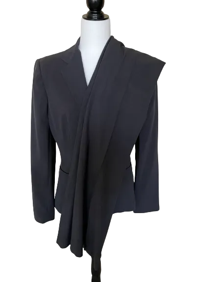 Tahari Grey Pantsuit