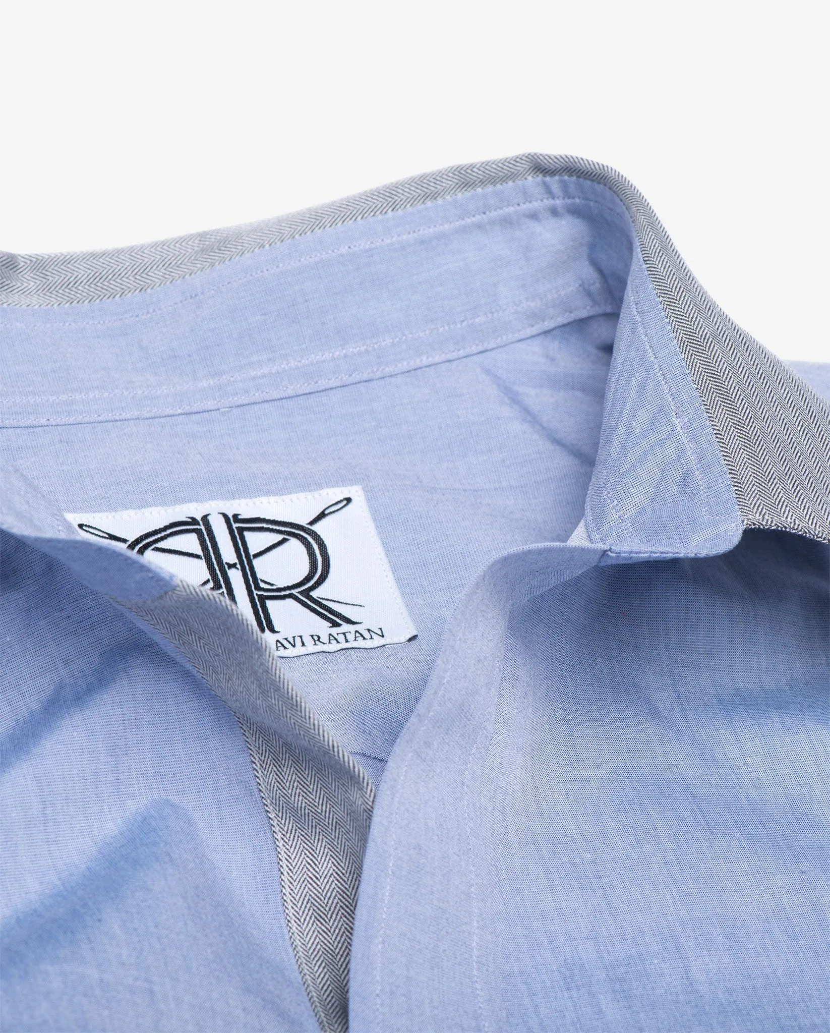 Tailored - Chambray with Herringbone Detail