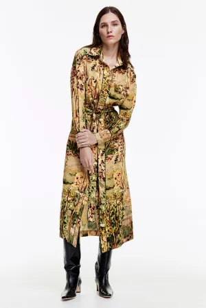TAILORED SHIRT DRESS 082124