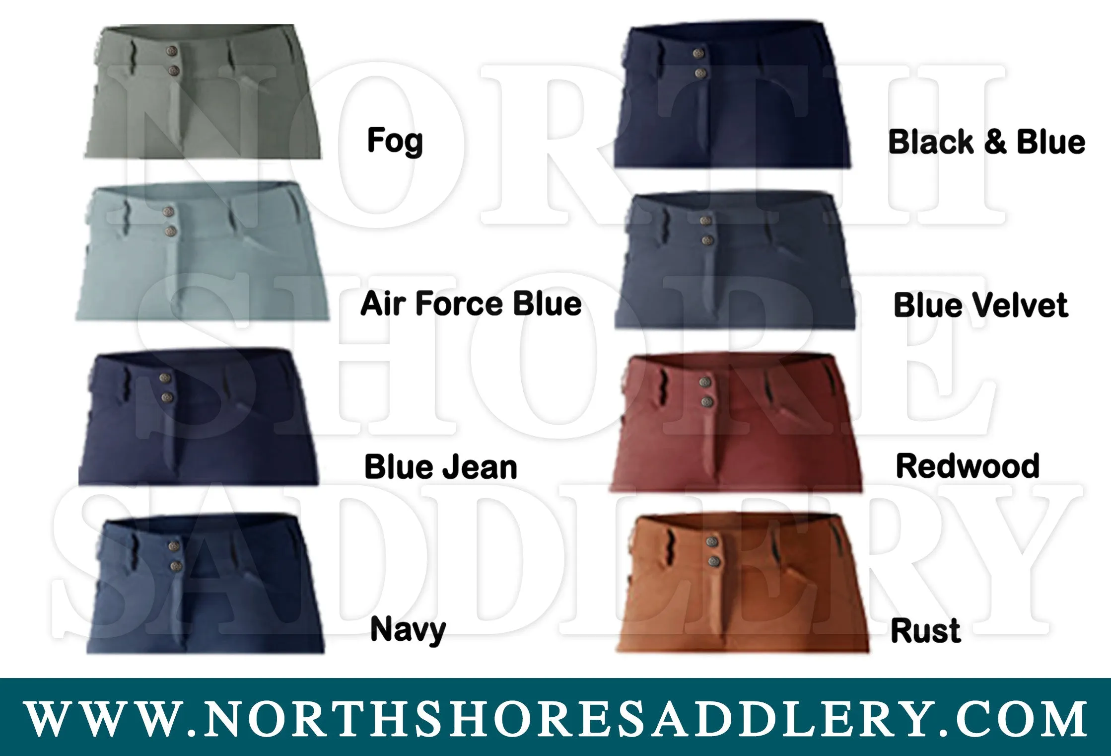 Tailored Sportsman Trophy Hunter Low Rise Front Zip Breech Colors