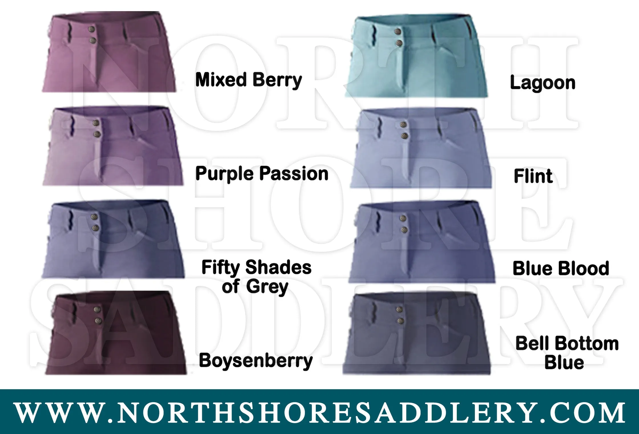 Tailored Sportsman Trophy Hunter Low Rise Front Zip Breech Colors
