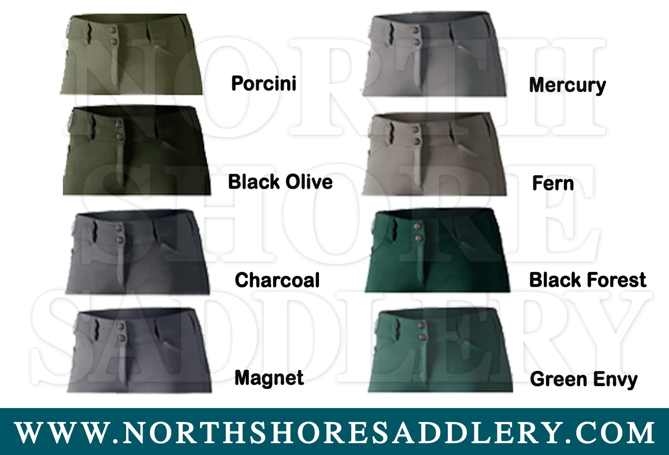Tailored Sportsman Trophy Hunter Low Rise Front Zip Breech Colors