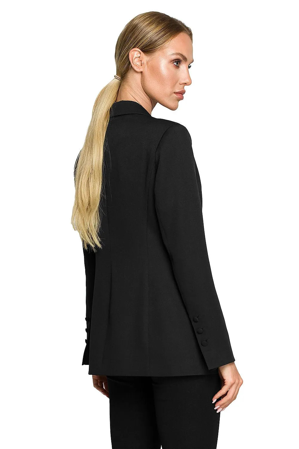 Tailored Waisted Blazer with Pockets