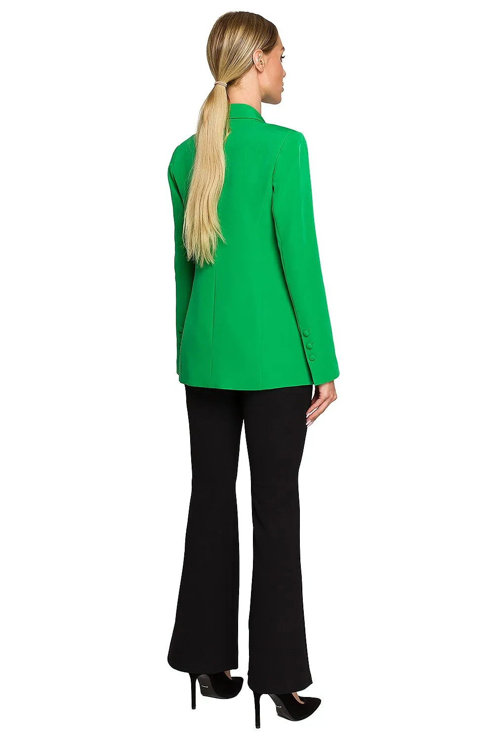 Tailored Waisted Blazer with Pockets