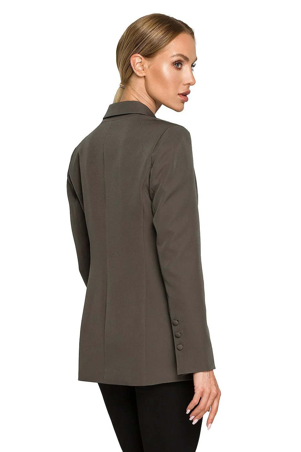 Tailored Waisted Blazer with Pockets