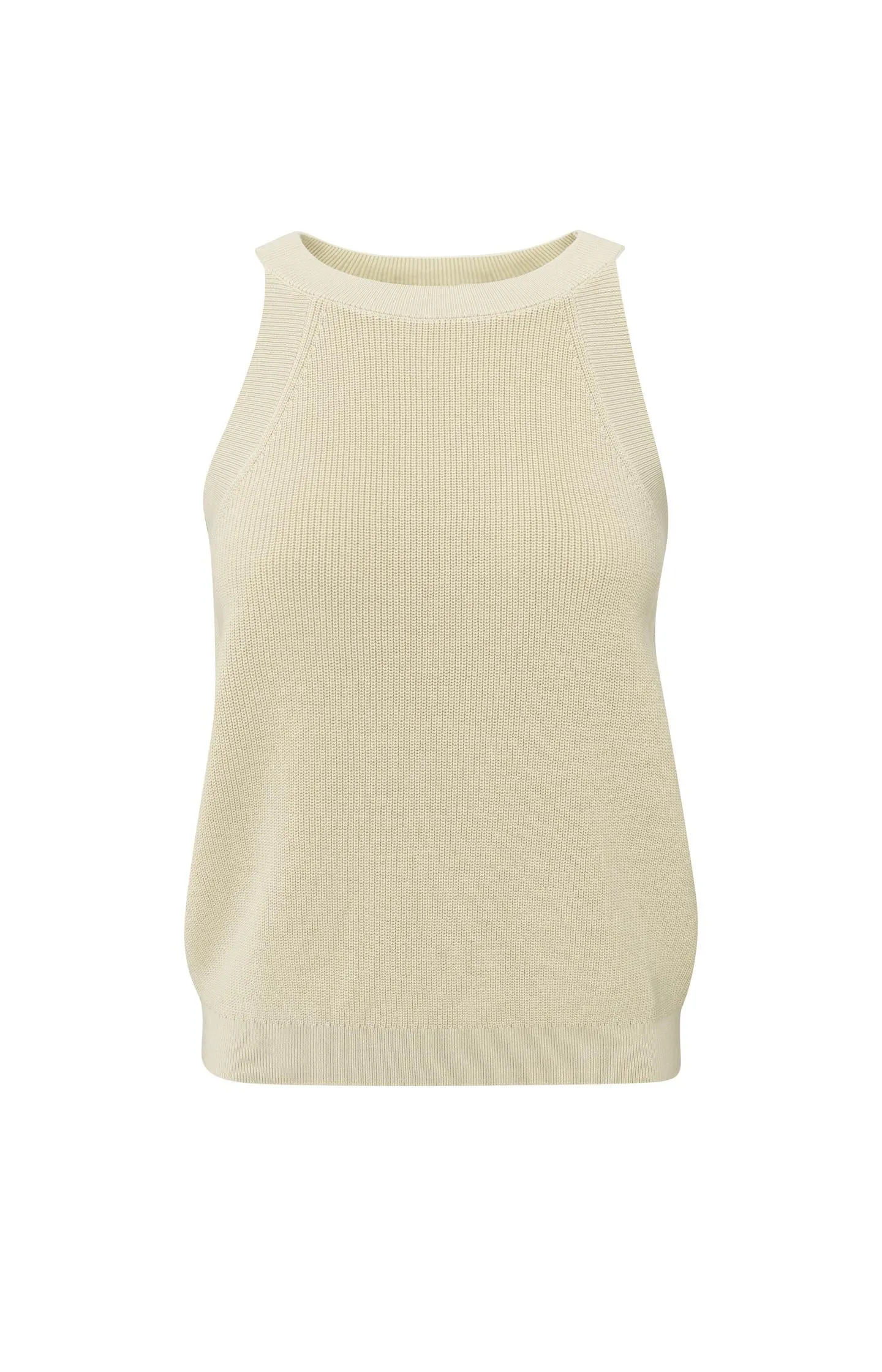 Tanktop with high neckline