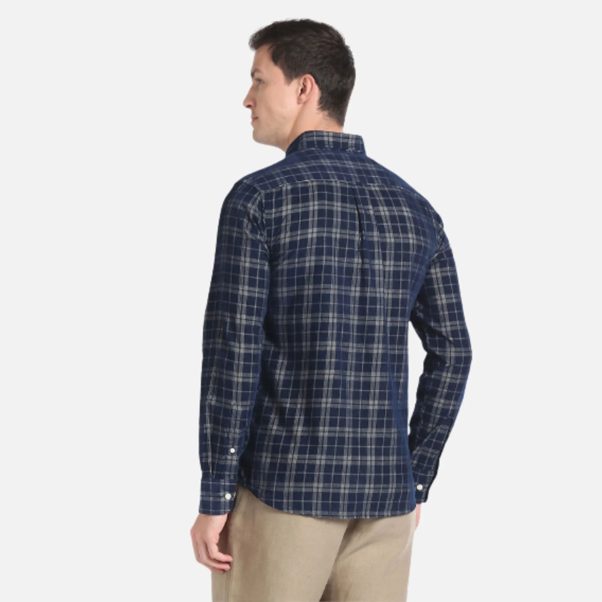 Tartan Check Corduroy Shirt