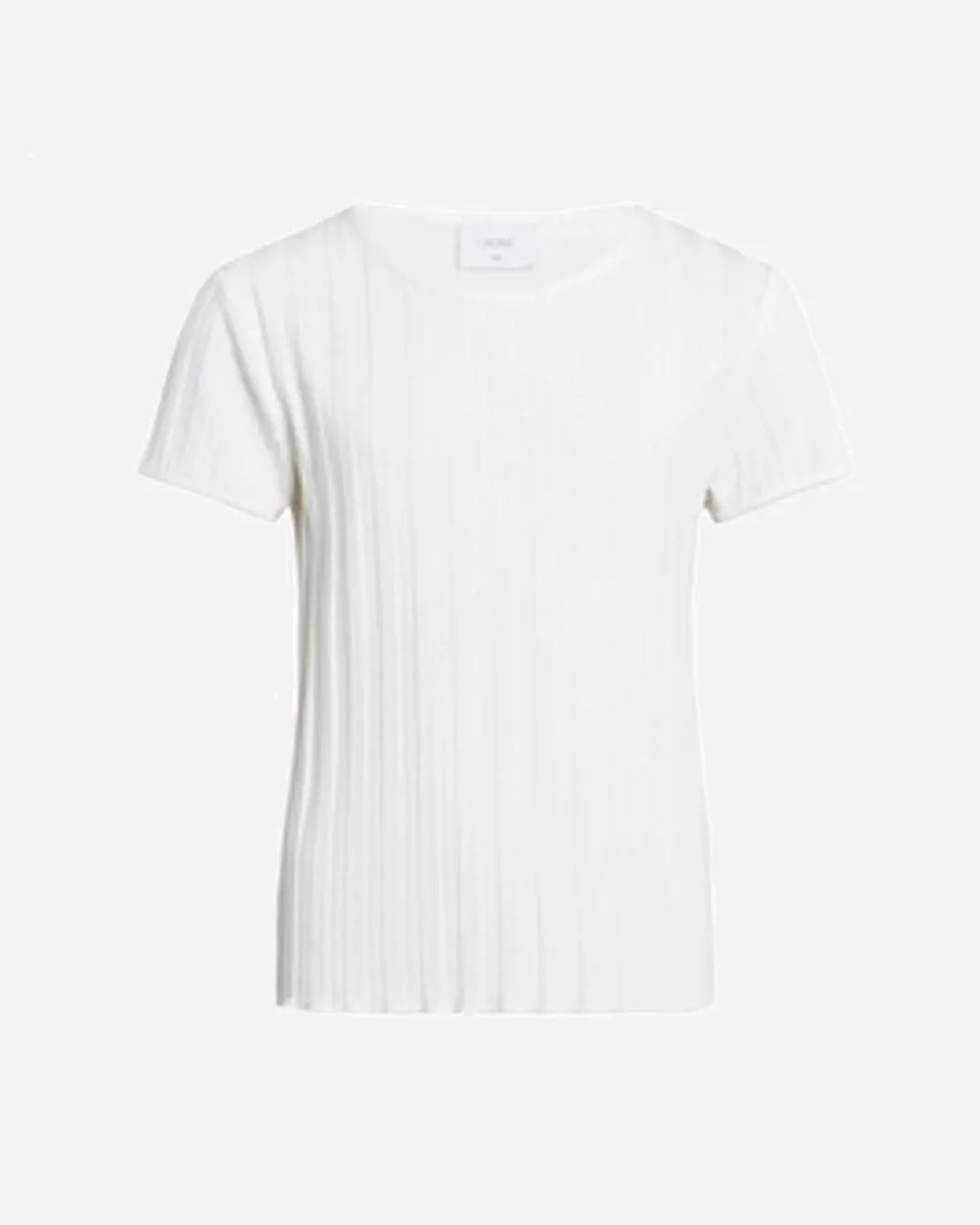 Teen Dot Rib Tee - Off White