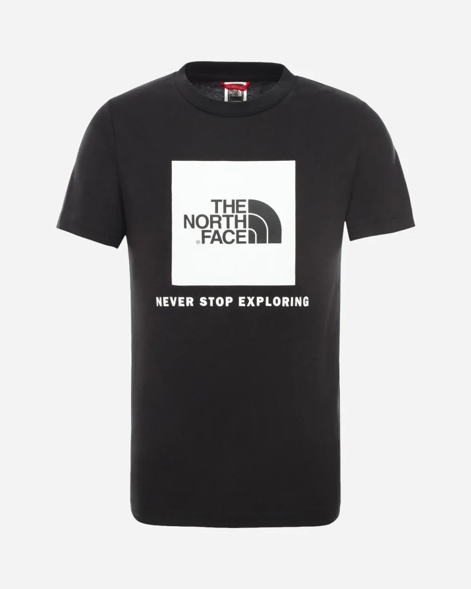Teen Y S/S Box Tee - Black/White