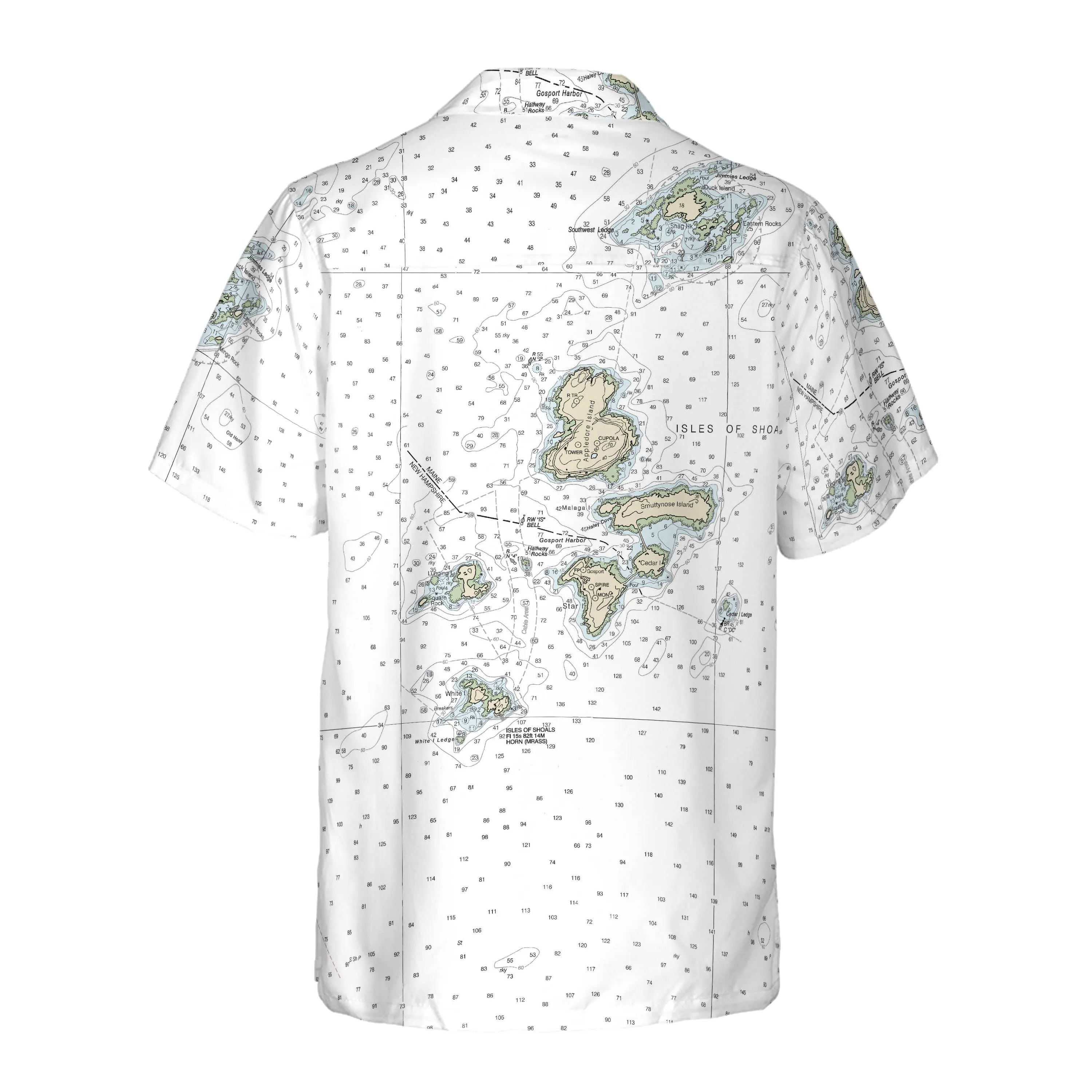 The Isles of Shoals Coconut Button Camp Shirt