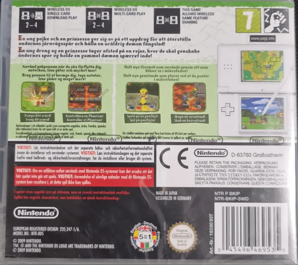 The Legend of Zelda Spirit Tracks (Forseglet m. mindre brud i forseglingen)