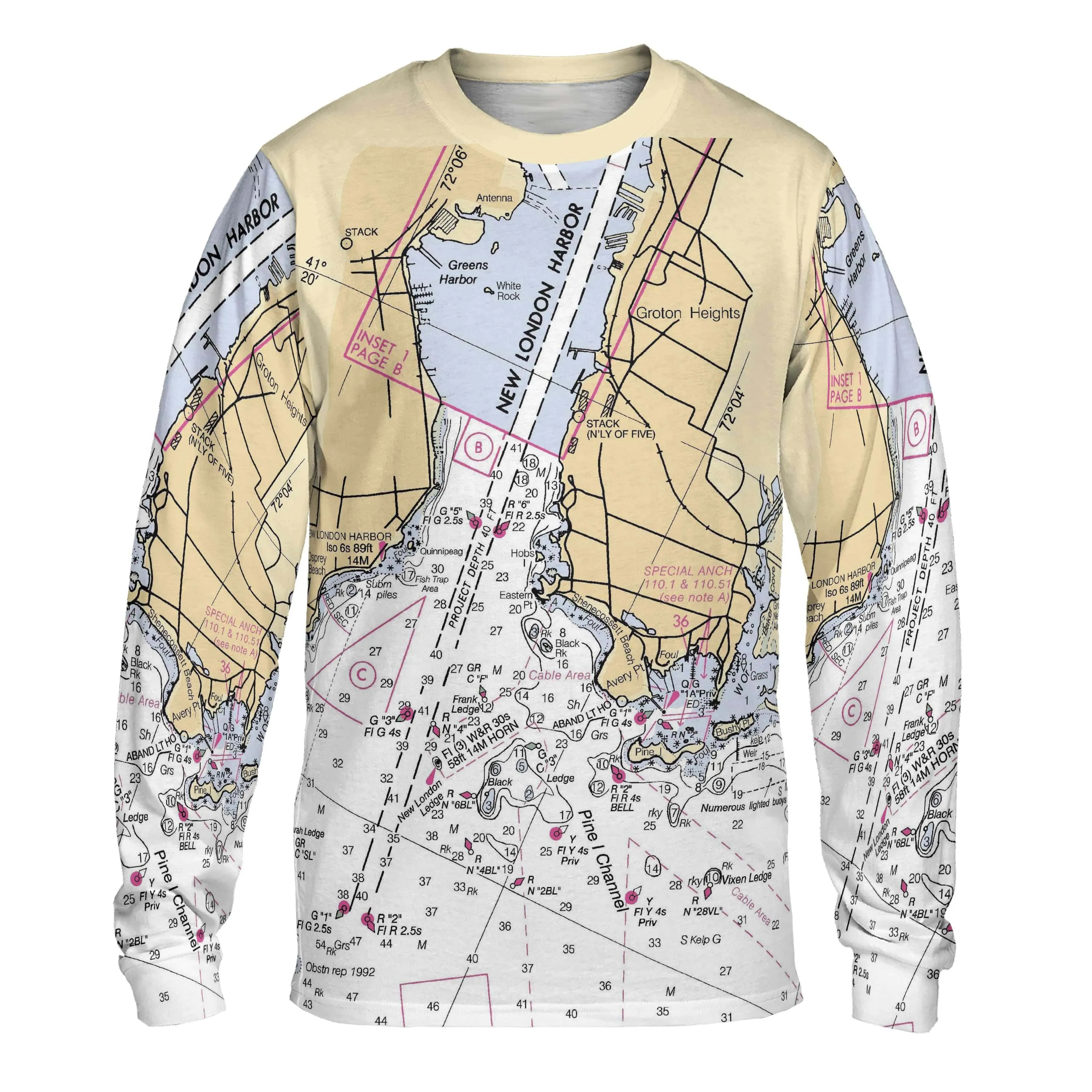 The New London Harbor Long Sleeve Tee