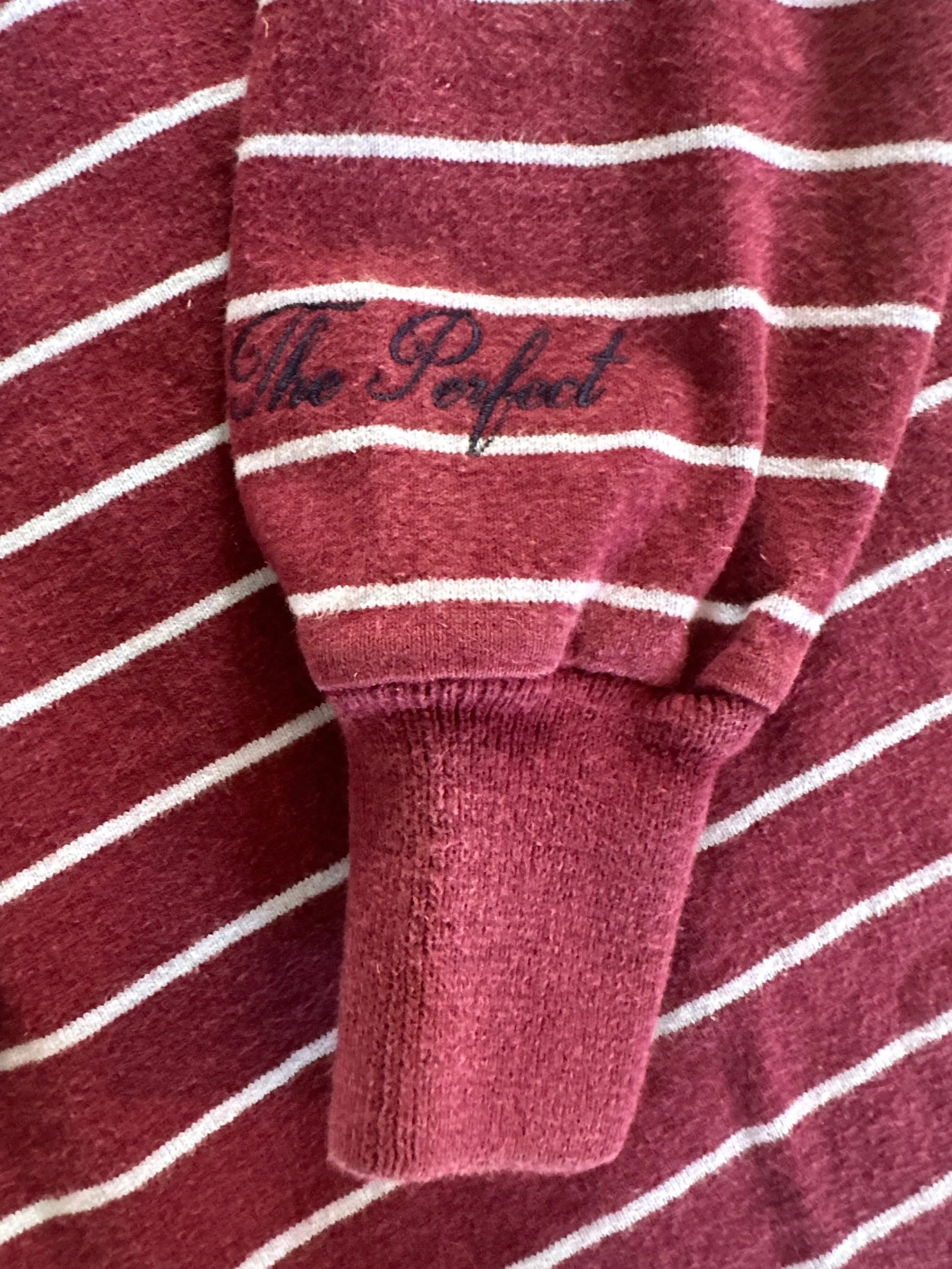 The Perfect Vintage Burgundy Rugby Shirt