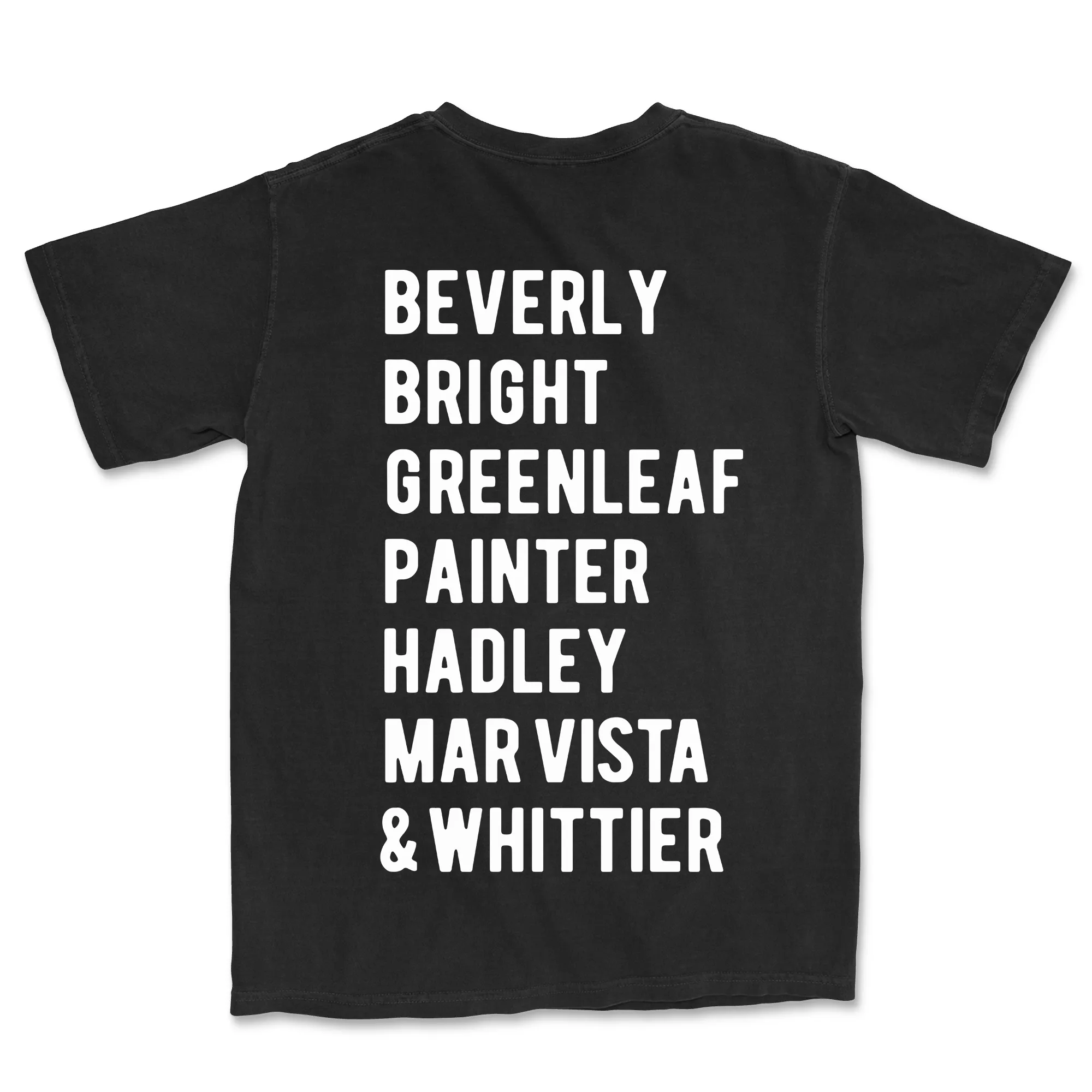 The Streets Of Whittier T-Shirt - CLEARANCE
