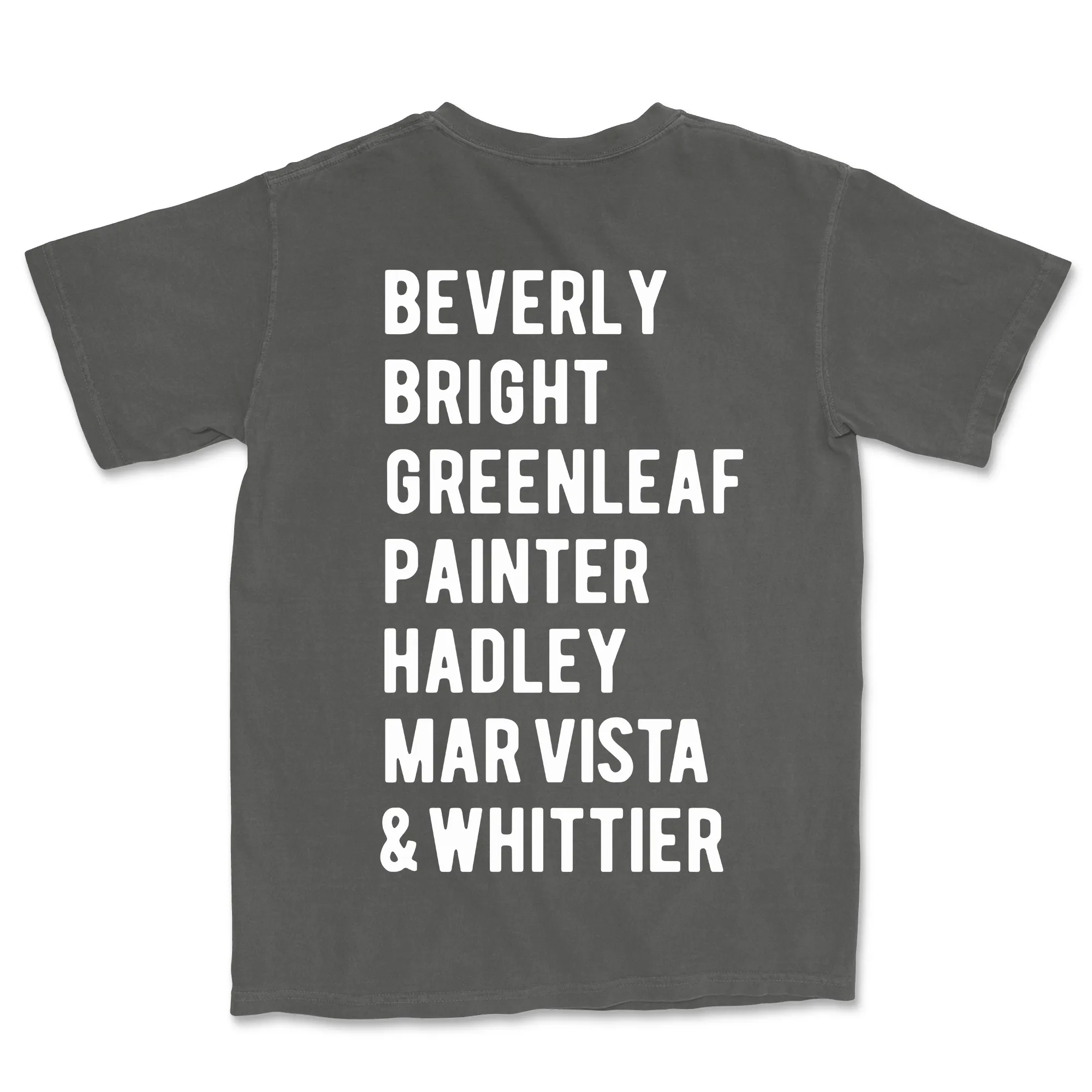 The Streets Of Whittier T-Shirt - CLEARANCE
