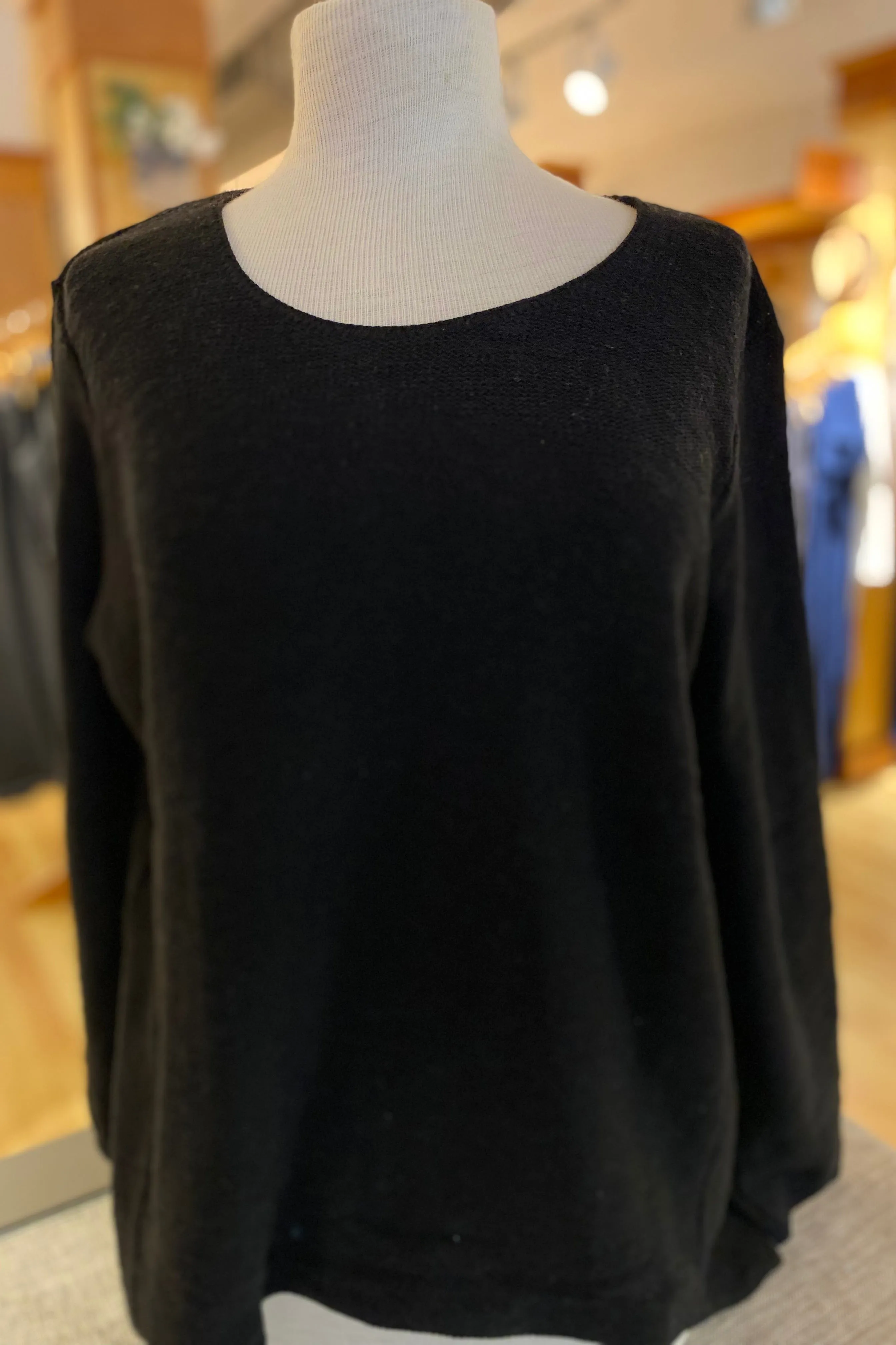 The Ultimate Cotton Sweater - Hi Low Slub Crew