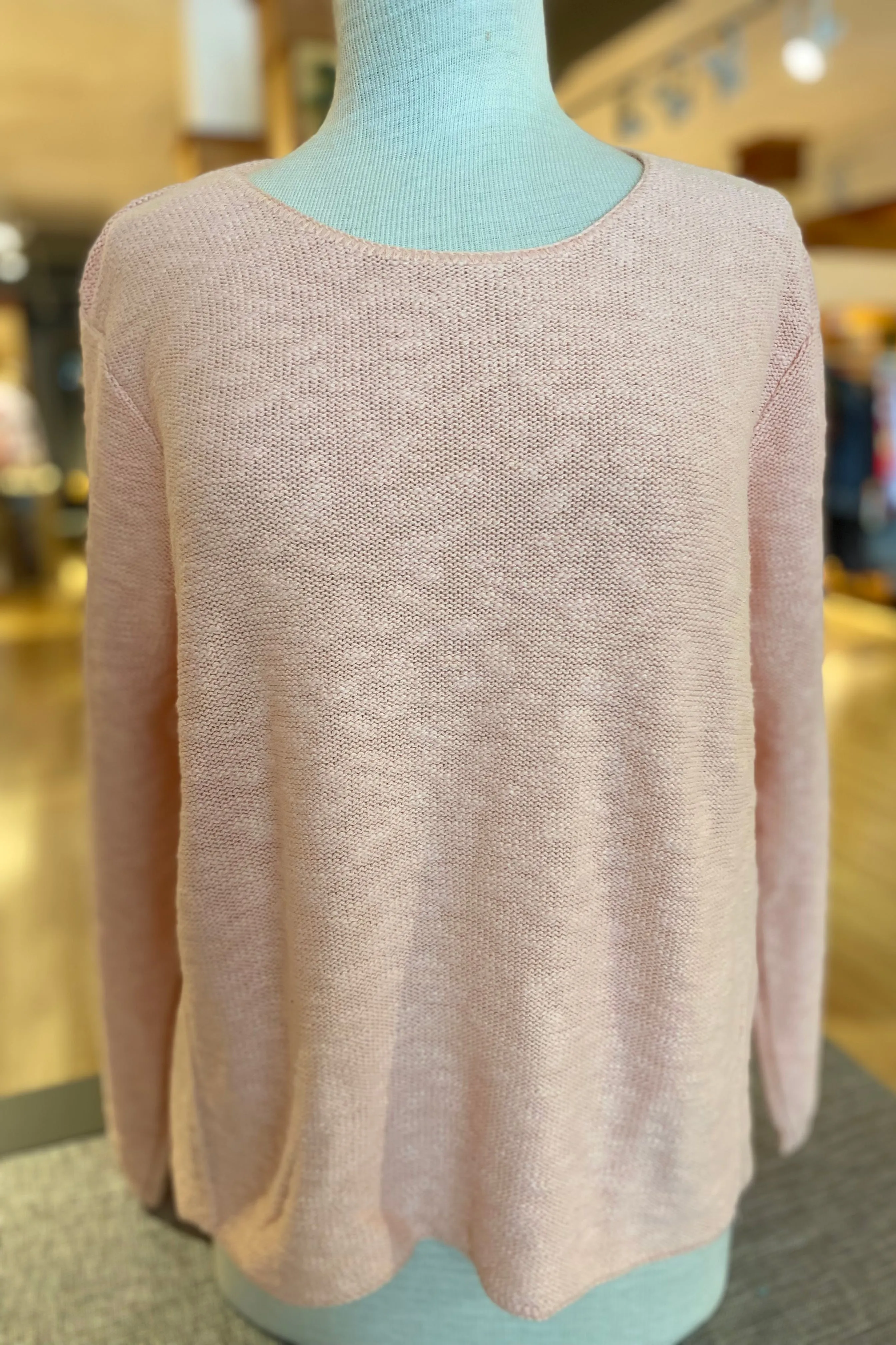 The Ultimate Cotton Sweater - Hi Low Slub Crew