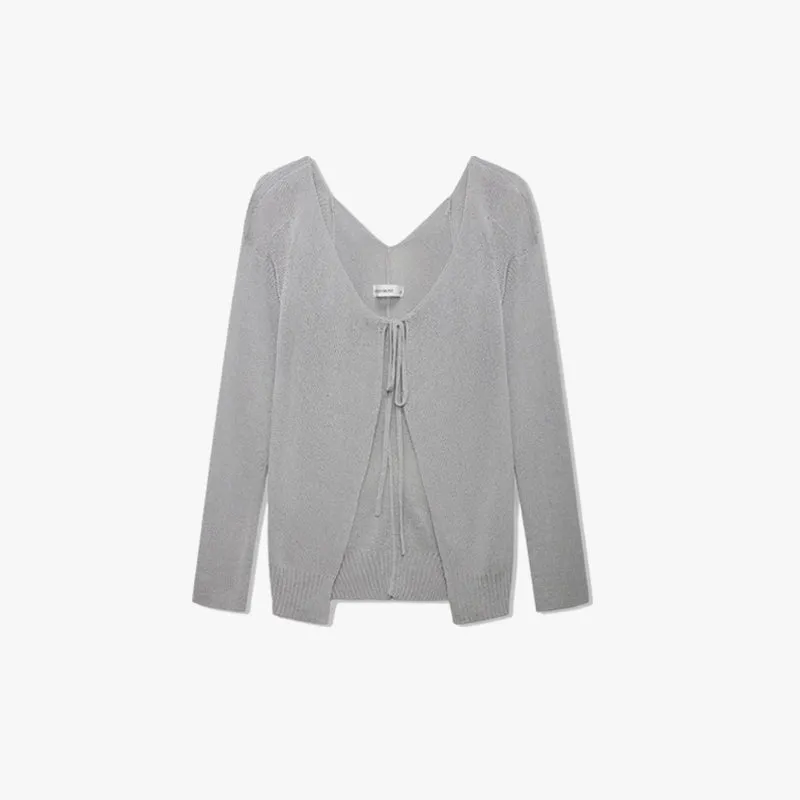 Tie-front Cardigan