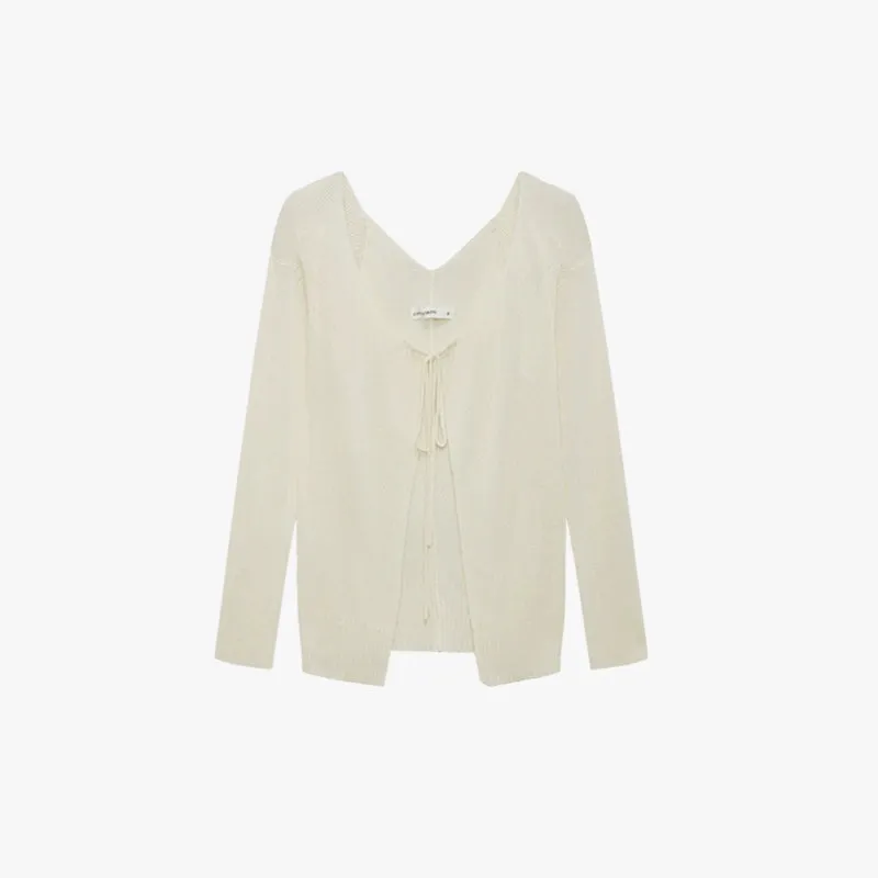 Tie-front Cardigan