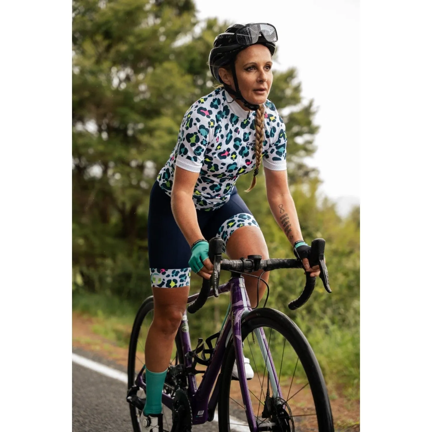 Tineli Fluro Zoo Womens Bib Shorts