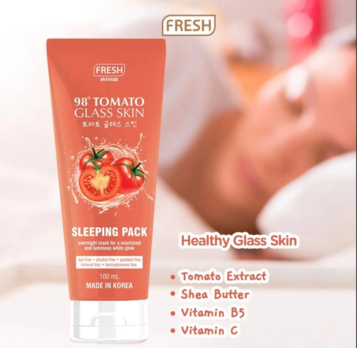 Tomato Glass Skin Sleeping Pack 100ml