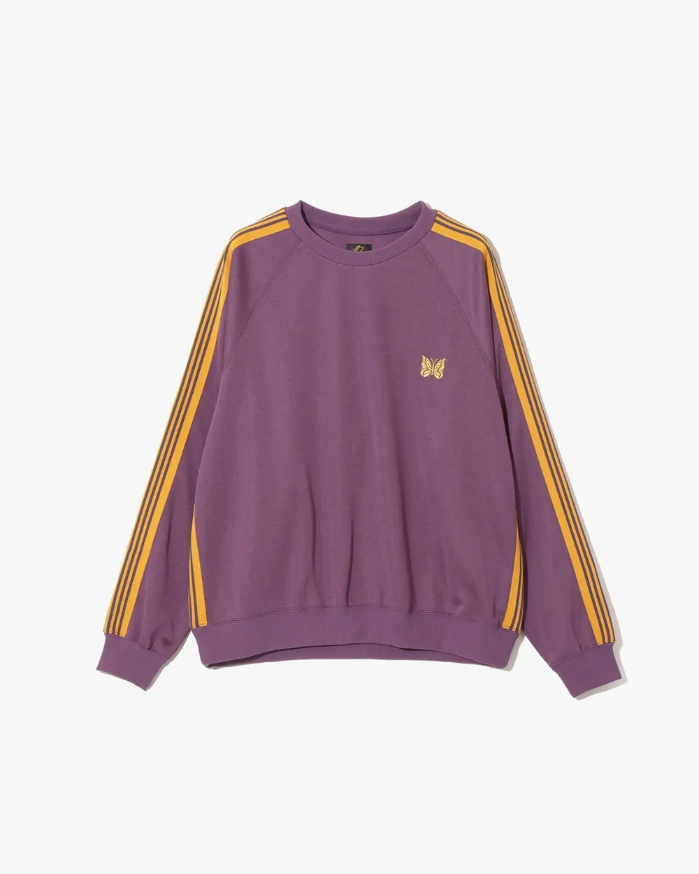 Track Crew Neck Shirt - Poly Smooth - Purple