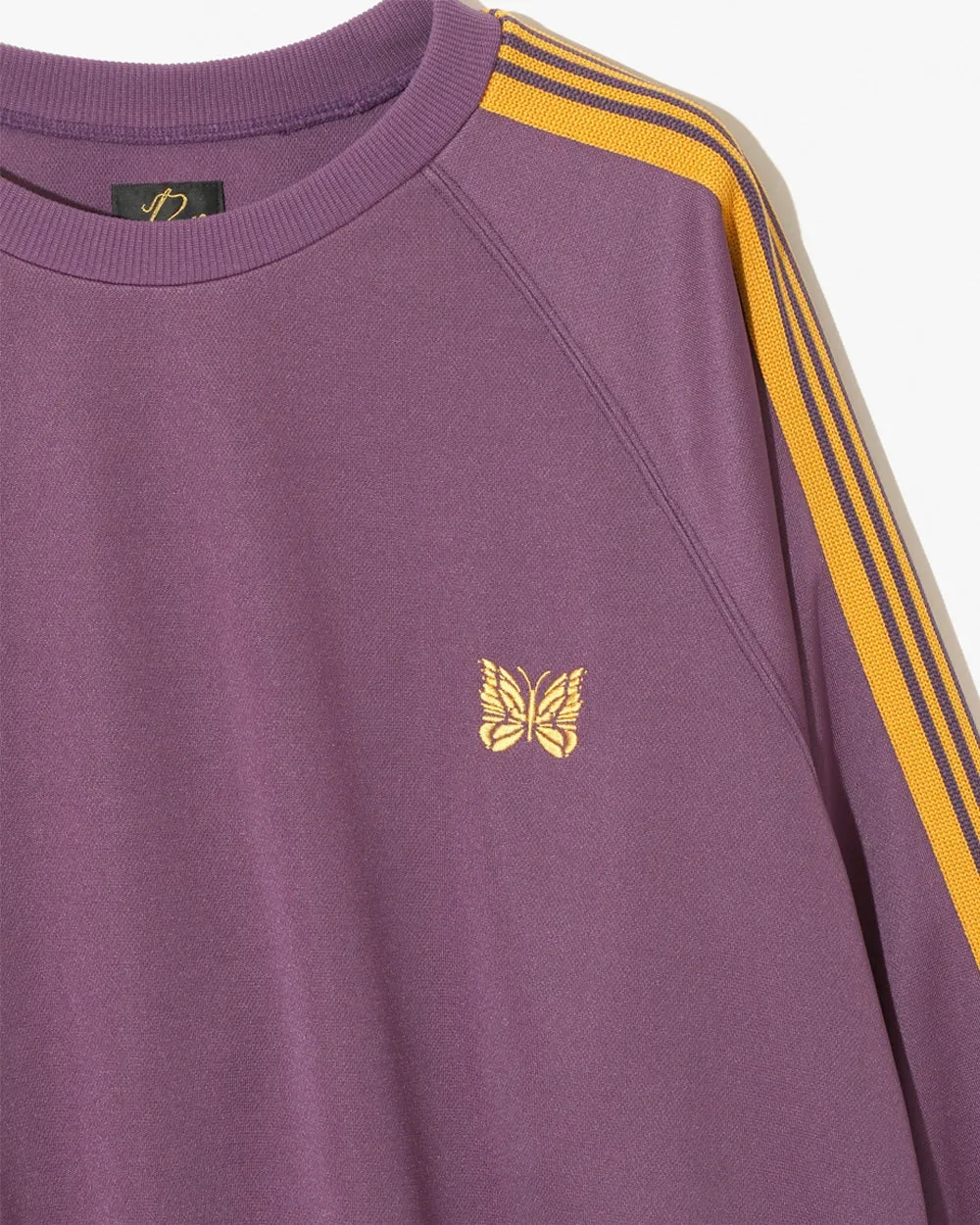 Track Crew Neck Shirt - Poly Smooth - Purple