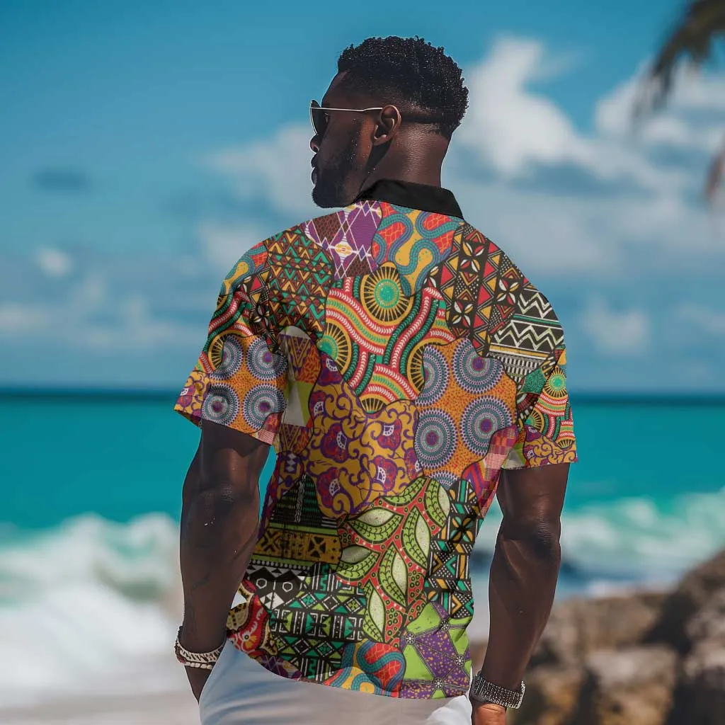 Traditional Ethnic African Vintage Motifs Hawaiian Shirt LT9