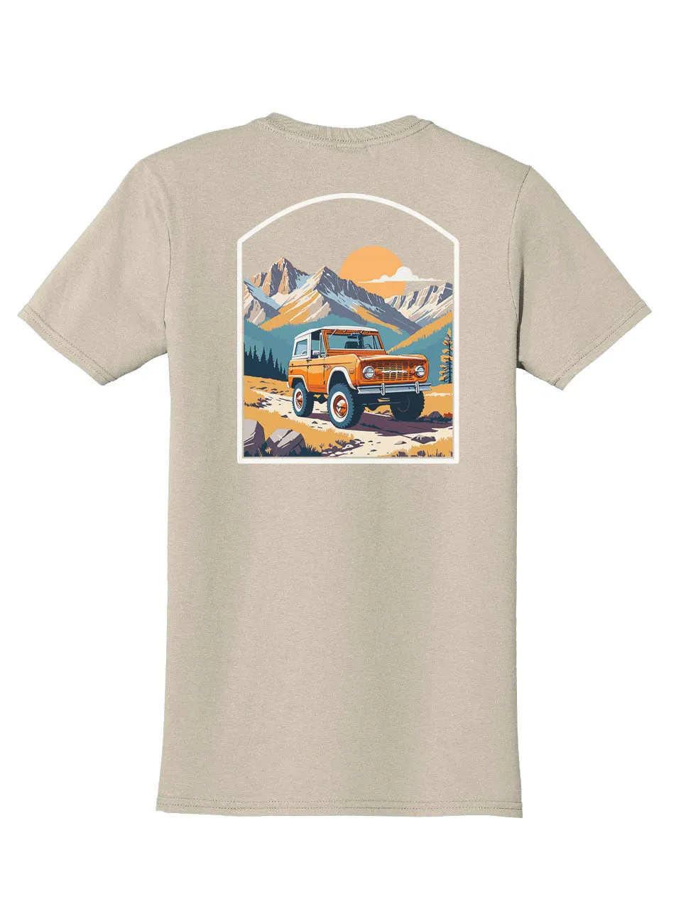 Trail Rider Back Print with Pocket Print T-Shirt