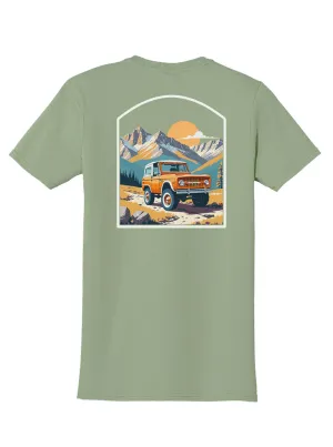 Trail Rider Back Print with Pocket Print T-Shirt