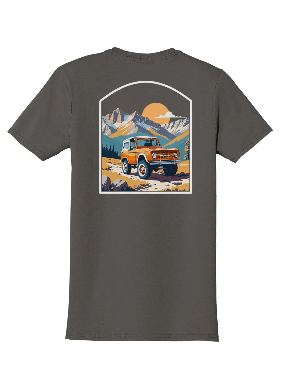 Trail Rider Back Print with Pocket Print T-Shirt